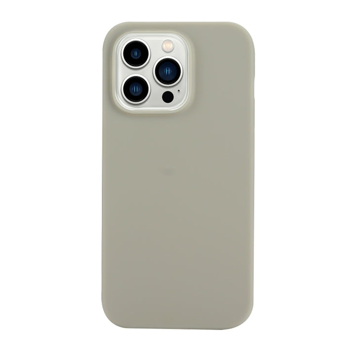 Funda de teléfono de silicona esmerilada de color sólido