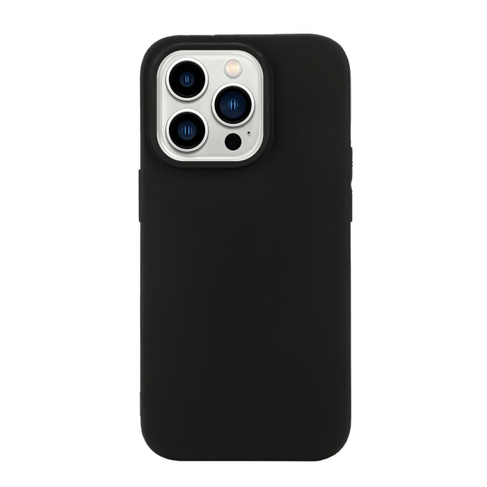 Funda de teléfono de silicona esmerilada de color sólido