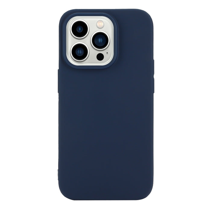 Funda de teléfono de silicona esmerilada de color sólido