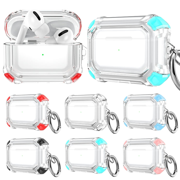 Estuche para auriculares a prueba de golpes de PC de dos colores con gancho