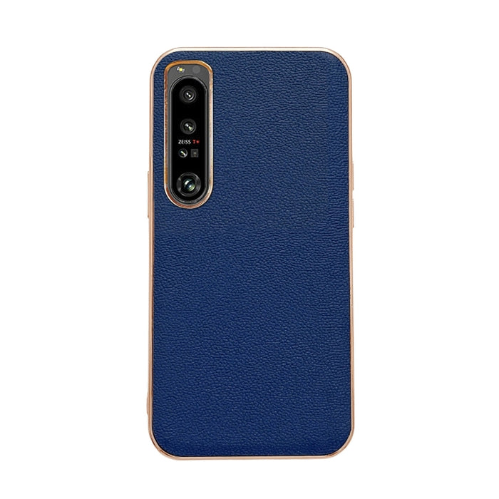 Estuche para teléfono de cuero genuino Luolai Series Nano Plating, For Sony Xperia 1 IV, For Sony Xperia 10 IV, For vivo X80 5G, For vivo X80 Pro 5G, For Xiaomi Mix Fold 2, For Motorola Moto Razr 2022