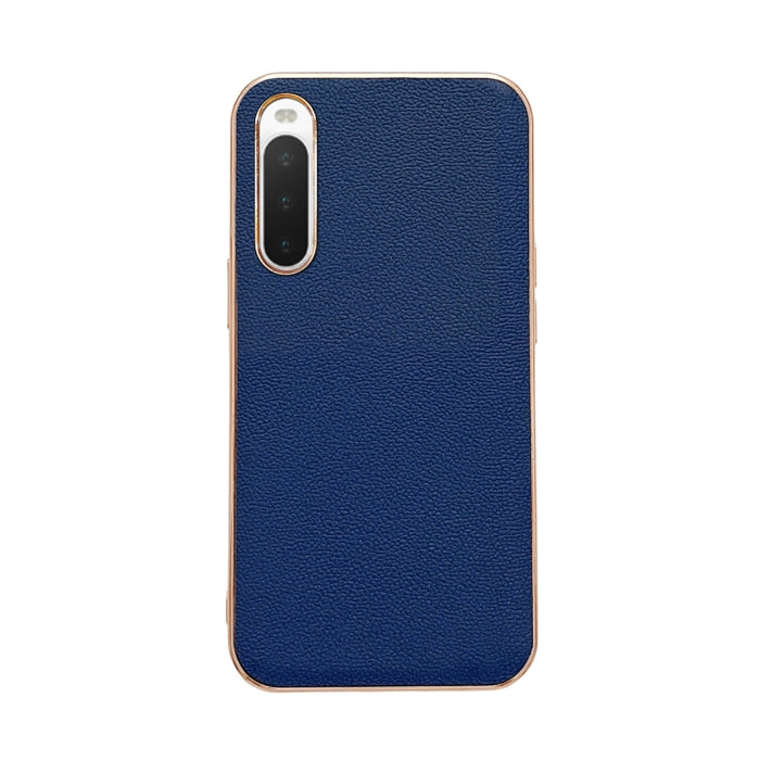 Estuche para teléfono de cuero genuino Luolai Series Nano Plating, For Sony Xperia 1 IV, For Sony Xperia 10 IV, For vivo X80 5G, For vivo X80 Pro 5G, For Xiaomi Mix Fold 2, For Motorola Moto Razr 2022
