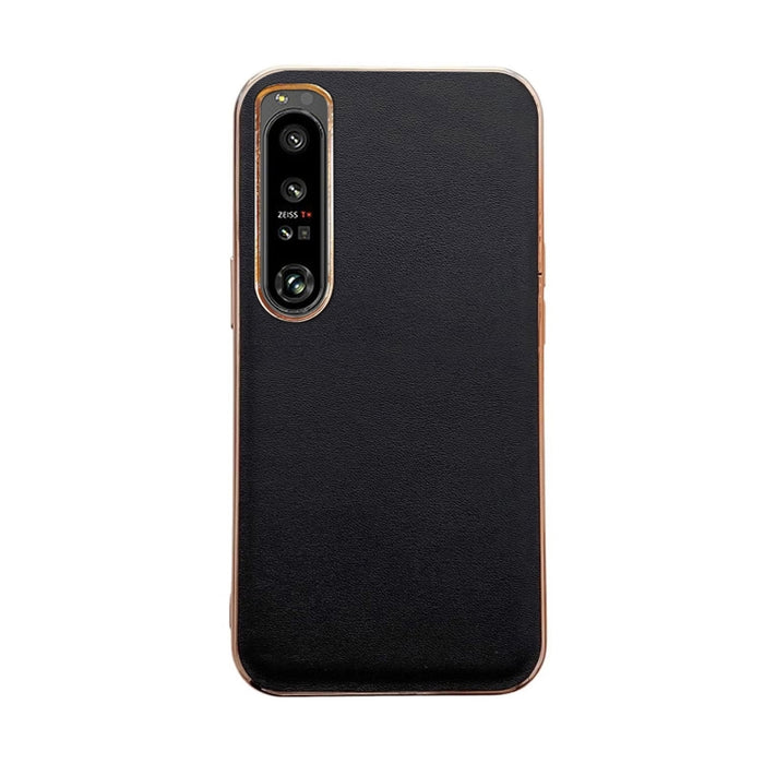 Estuche para teléfono Nano Plating de la serie Xiaoya de cuero genuino, For Sony Xperia 1 IV, For Sony Xperia 10 IV, For vivo X80 5G, For vivo X80 Pro 5G, For Xiaomi Mix Fold 2, For Motorola Moto Razr 2022