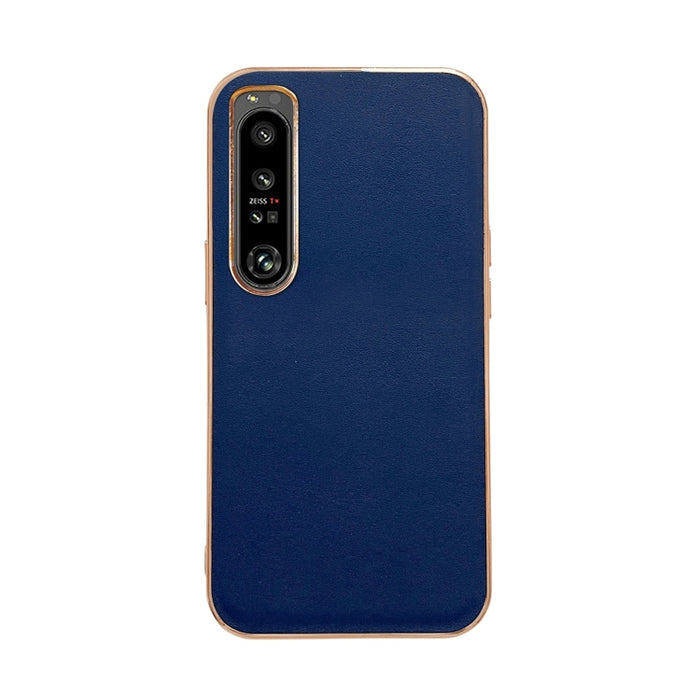 Estuche para teléfono Nano Plating de la serie Xiaoya de cuero genuino, For Sony Xperia 1 IV, For Sony Xperia 10 IV, For vivo X80 5G, For vivo X80 Pro 5G, For Xiaomi Mix Fold 2, For Motorola Moto Razr 2022