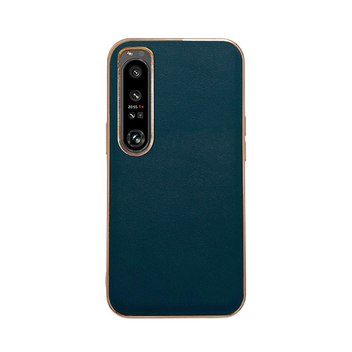 Estuche para teléfono Nano Plating de la serie Xiaoya de cuero genuino, For Sony Xperia 1 IV, For Sony Xperia 10 IV, For vivo X80 5G, For vivo X80 Pro 5G, For Xiaomi Mix Fold 2, For Motorola Moto Razr 2022