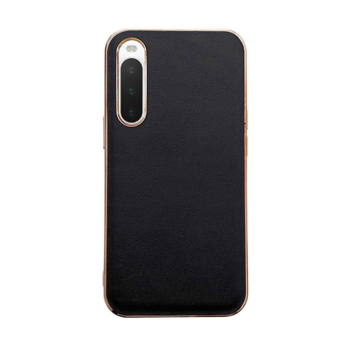 Estuche para teléfono Nano Plating de la serie Xiaoya de cuero genuino, For Sony Xperia 1 IV, For Sony Xperia 10 IV, For vivo X80 5G, For vivo X80 Pro 5G, For Xiaomi Mix Fold 2, For Motorola Moto Razr 2022
