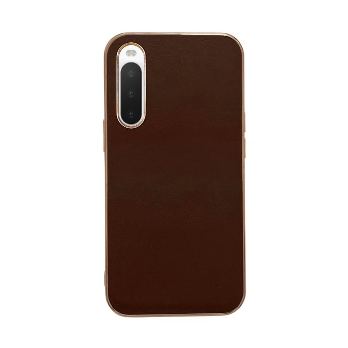 Estuche para teléfono Nano Plating de la serie Xiaoya de cuero genuino, For Sony Xperia 1 IV, For Sony Xperia 10 IV, For vivo X80 5G, For vivo X80 Pro 5G, For Xiaomi Mix Fold 2, For Motorola Moto Razr 2022