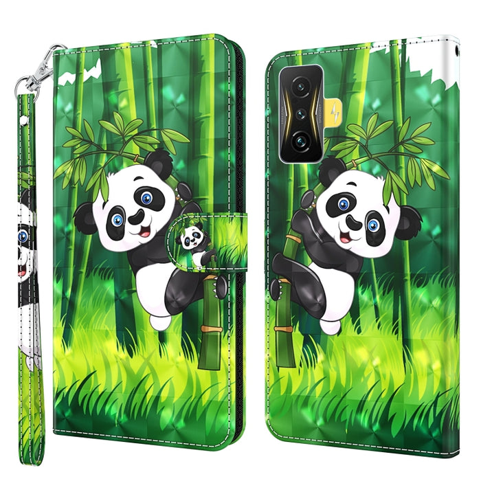 Estuche para teléfono con patrón de pintura 3D TPU + PU, For Xiaomi Poco F4 GT, For Xiaomi Poco M5, For Xiaomi Poco M5S/Redmi Note 10/Note 10S