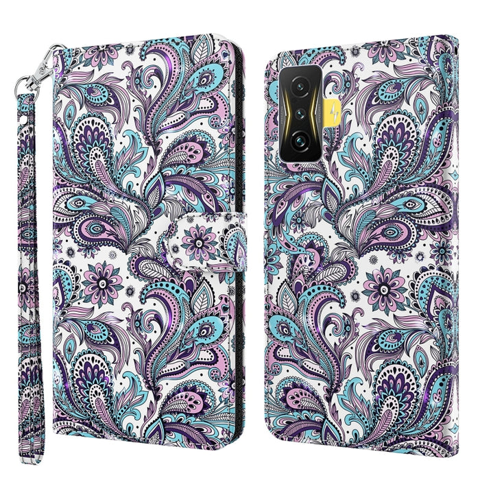 Estuche para teléfono con patrón de pintura 3D TPU + PU, For Xiaomi Poco F4 GT, For Xiaomi Poco M5, For Xiaomi Poco M5S/Redmi Note 10/Note 10S