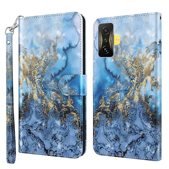 Estuche para teléfono con patrón de pintura 3D TPU + PU, For Xiaomi Poco F4 GT, For Xiaomi Poco M5, For Xiaomi Poco M5S/Redmi Note 10/Note 10S