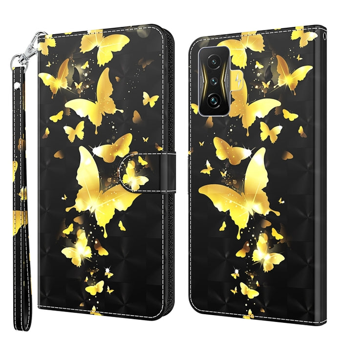 Estuche para teléfono con patrón de pintura 3D TPU + PU, For Xiaomi Poco F4 GT, For Xiaomi Poco M5, For Xiaomi Poco M5S/Redmi Note 10/Note 10S