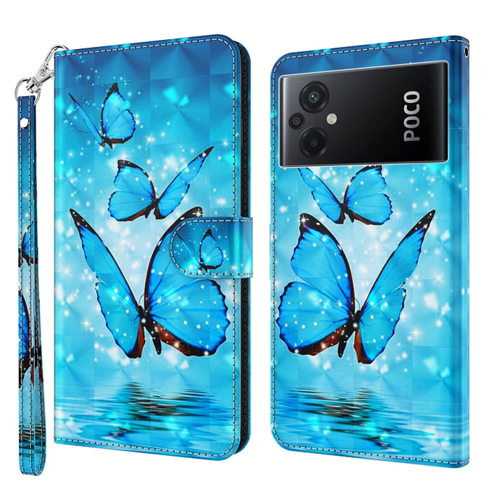 Estuche para teléfono con patrón de pintura 3D TPU + PU, For Xiaomi Poco F4 GT, For Xiaomi Poco M5, For Xiaomi Poco M5S/Redmi Note 10/Note 10S