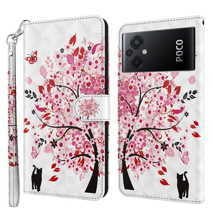 Estuche para teléfono con patrón de pintura 3D TPU + PU, For Xiaomi Poco F4 GT, For Xiaomi Poco M5, For Xiaomi Poco M5S/Redmi Note 10/Note 10S