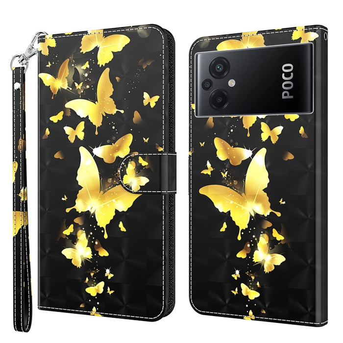 Estuche para teléfono con patrón de pintura 3D TPU + PU, For Xiaomi Poco F4 GT, For Xiaomi Poco M5, For Xiaomi Poco M5S/Redmi Note 10/Note 10S