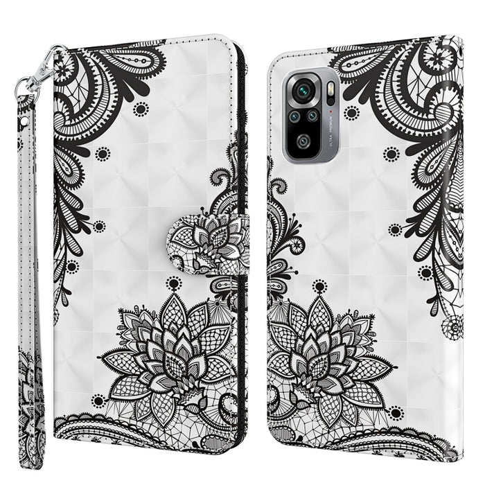 Estuche para teléfono con patrón de pintura 3D TPU + PU, For Xiaomi Poco F4 GT, For Xiaomi Poco M5, For Xiaomi Poco M5S/Redmi Note 10/Note 10S