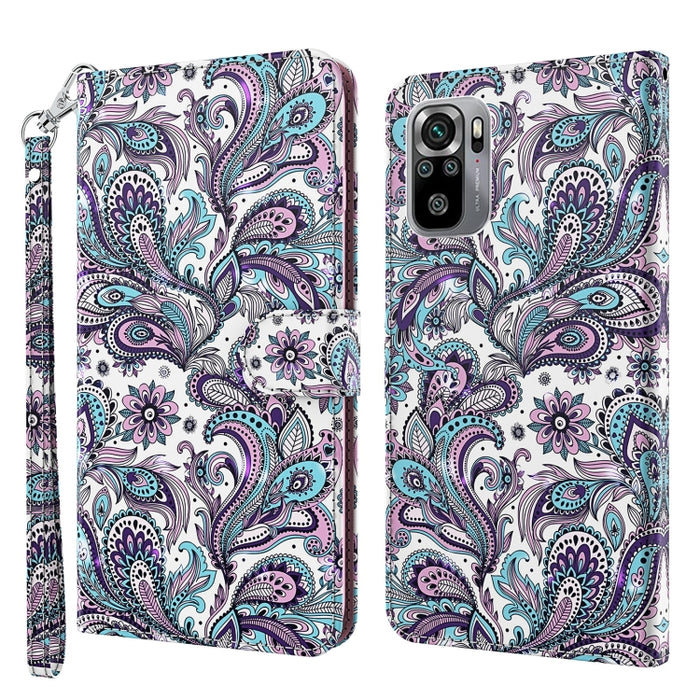 Estuche para teléfono con patrón de pintura 3D TPU + PU, For Xiaomi Poco F4 GT, For Xiaomi Poco M5, For Xiaomi Poco M5S/Redmi Note 10/Note 10S