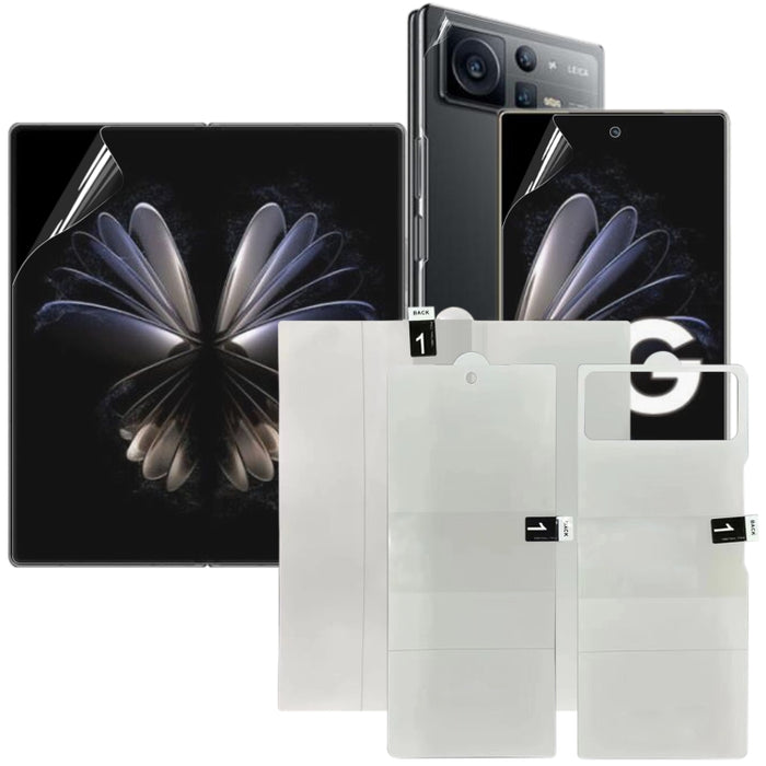 Protector de pantalla completa 3 en 1 Película de hidrogel de pantalla frontal + grande + trasera a prueba de explosiones, For Xiaomi Mix Fold 2