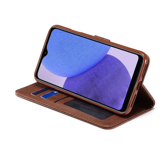LC.IMEEKE Estuche para teléfono de cuero con textura de becerro, For Samsung Galaxy A23e, For Xiaomi 12T / 12T Pro, For Xiaomi Redmi 9C