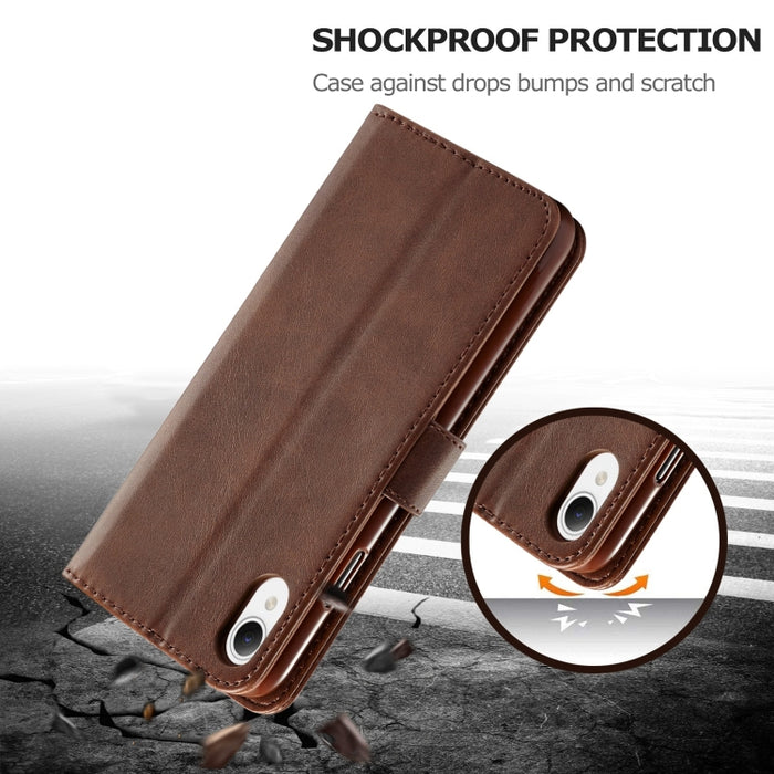 LC.IMEEKE Estuche para teléfono de cuero con textura de becerro, For Samsung Galaxy A23e, For Xiaomi 12T / 12T Pro, For Xiaomi Redmi 9C
