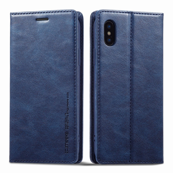 LC.IMEEKE RFID Funda de cuero antirrobo para teléfono