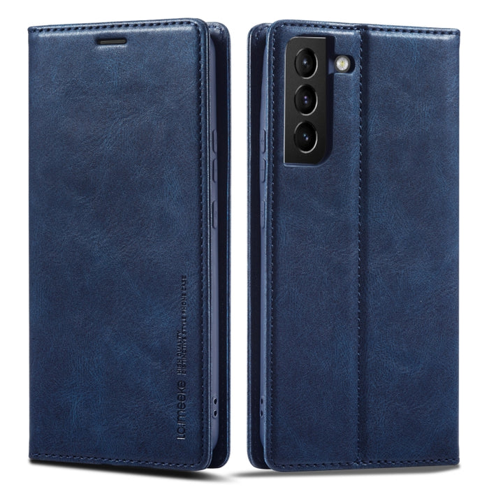 LC.IMEEKE RFID Funda de cuero antirrobo para teléfono