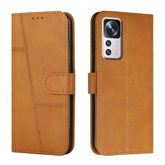 Estuche para teléfono de cuero con hebilla de textura de becerro cosido, For OPPO A57 5G/Realme V23/A77 5G, For Realme C30 4G, For OPPO Reno8 5G/Reno8 5G Global, For OPPO Reno8 Pro+ 5G/Reno8 Pro 5G Global, For vivo Y35 4G/Y22s/Y22, For Xiaomi Redmi A1 ...