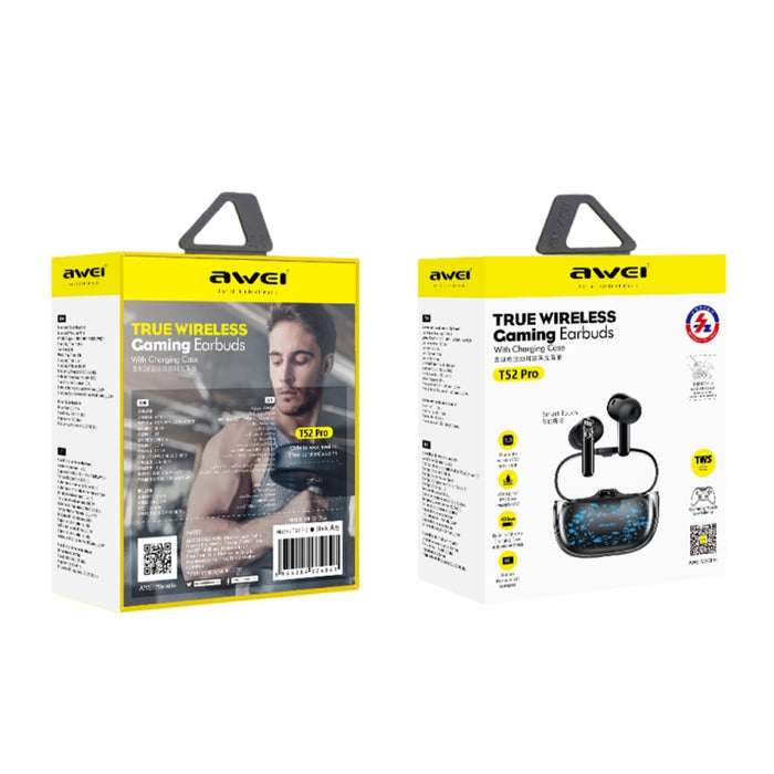 Audífonos inalámbricos Bluetooth para juegos awei T52 Pro True