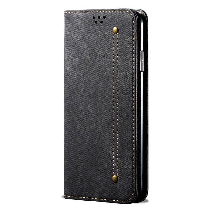 Estuche de cuero con tapa horizontal de estilo casual de textura de mezclilla con soporte y ranuras para tarjetas y billetera, For OPPO A8 / A31 (2020), For OPPO A91 / F15 / Reno 3, For OPPO Find X2, For OPPO Find X2 Pro, For OPPO Realme X50           ...