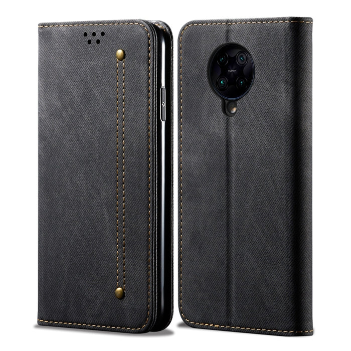 Estuche de cuero con tapa horizontal de estilo casual de textura de mezclilla con soporte y ranuras para tarjetas y billetera, For OPPO A8 / A31 (2020), For OPPO A91 / F15 / Reno 3, For OPPO Find X2, For OPPO Find X2 Pro, For OPPO Realme X50           ...