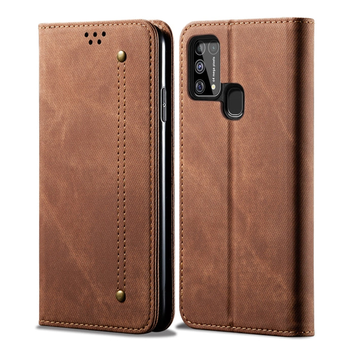 Estuche de cuero con tapa horizontal de estilo casual de textura de mezclilla con soporte y ranuras para tarjetas y billetera, For OPPO A8 / A31 (2020), For OPPO A91 / F15 / Reno 3, For OPPO Find X2, For OPPO Find X2 Pro, For OPPO Realme X50           ...