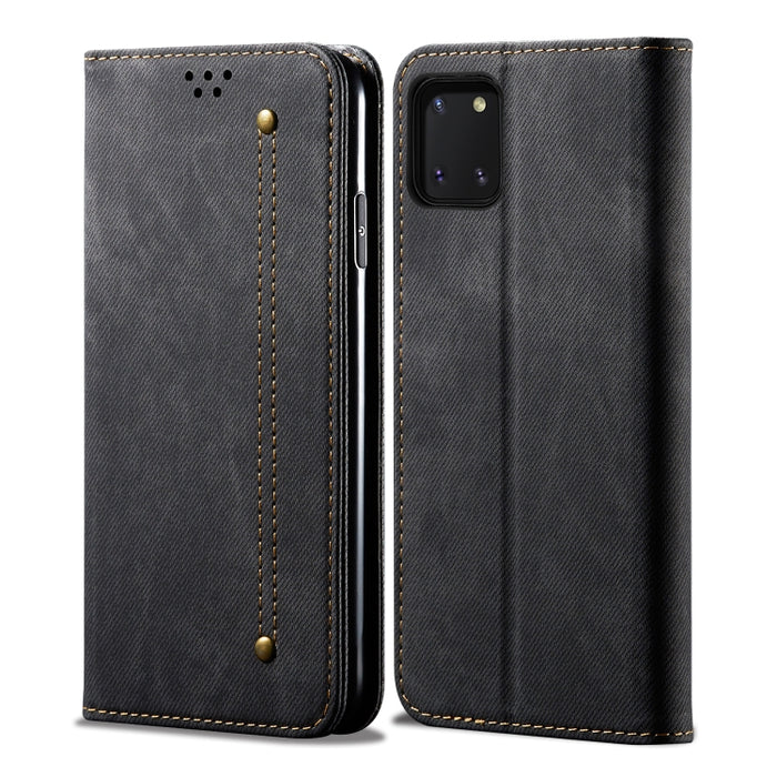 Estuche de cuero con tapa horizontal de estilo casual de textura de mezclilla con soporte y ranuras para tarjetas y billetera, For OPPO A8 / A31 (2020), For OPPO A91 / F15 / Reno 3, For OPPO Find X2, For OPPO Find X2 Pro, For OPPO Realme X50           ...