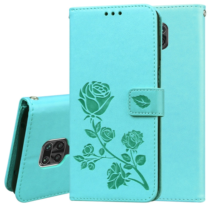 Estuche de cuero de PU con tapa horizontal en relieve rosa con soporte y ranuras para tarjetas y billetera, For Xiaomi Redmi Note 9 Pro, For Huawei P40, For Huawei P40 Lite, For Huawei P40 Pro, For Galaxy M31, For Galaxy A01