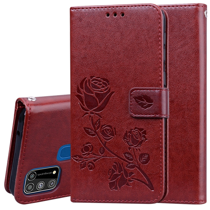Estuche de cuero de PU con tapa horizontal en relieve rosa con soporte y ranuras para tarjetas y billetera, For Xiaomi Redmi Note 9 Pro, For Huawei P40, For Huawei P40 Lite, For Huawei P40 Pro, For Galaxy M31, For Galaxy A01