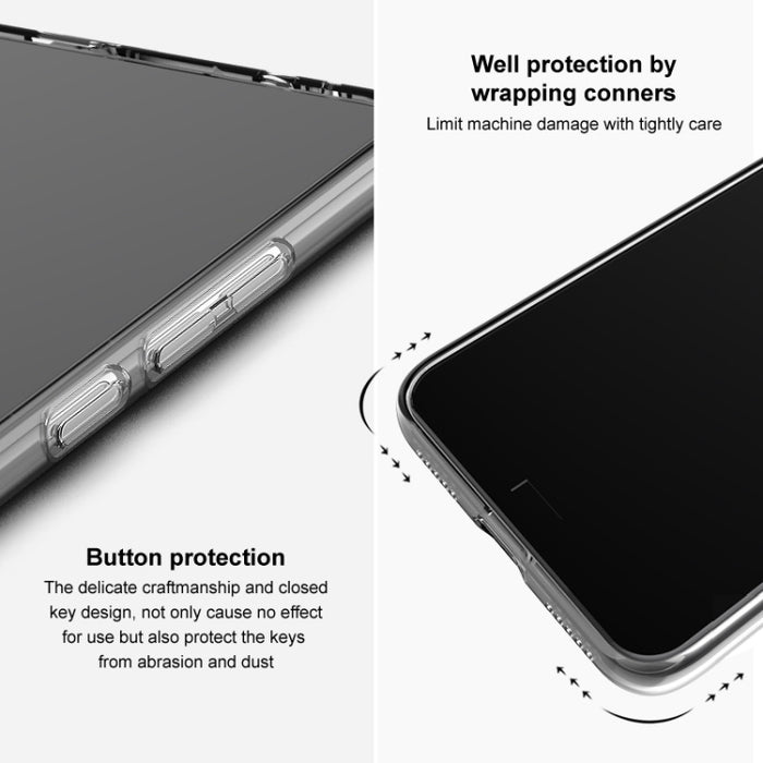 Estuche protector de teléfono de TPU a prueba de golpes de la serie imak UX-5