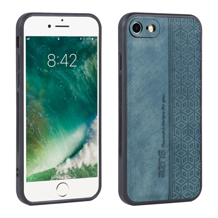 Estuche para teléfono con sensación de piel en relieve AZNS 3D
