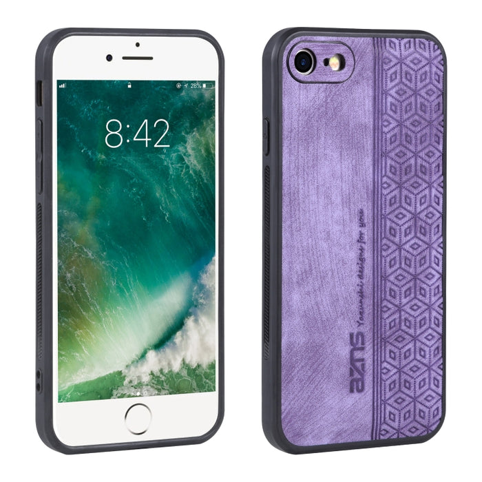 Estuche para teléfono con sensación de piel en relieve AZNS 3D