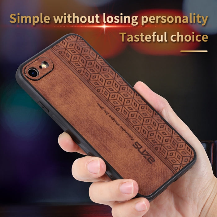 Estuche para teléfono con sensación de piel en relieve AZNS 3D