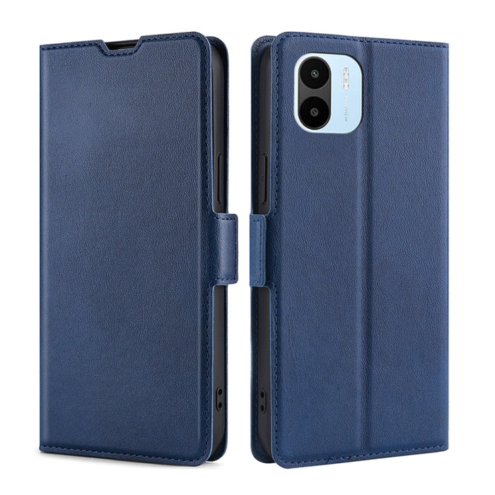 Estuche para teléfono de cuero con hebilla lateral de voltaje ultrafino, For vivo Y35 4G / Y22 / Y22s, For Xiaomi Redmi A1, For Sharp Aquos Sense7