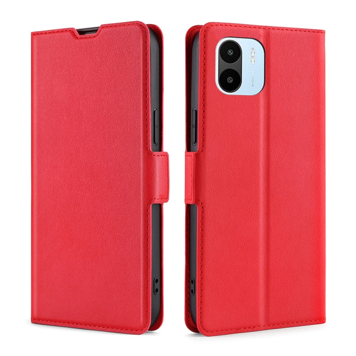 Estuche para teléfono de cuero con hebilla lateral de voltaje ultrafino, For vivo Y35 4G / Y22 / Y22s, For Xiaomi Redmi A1, For Sharp Aquos Sense7