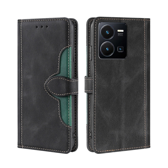 Estuche para teléfono de cuero con hebilla magnética y sensación de piel, For vivo Y35 4G / Y22 / Y22s, For Xiaomi Redmi A1, For Nokia G400, For Sharp Aquos Sense7