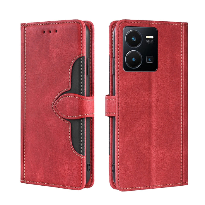 Estuche para teléfono de cuero con hebilla magnética y sensación de piel, For vivo Y35 4G / Y22 / Y22s, For Xiaomi Redmi A1, For Nokia G400, For Sharp Aquos Sense7