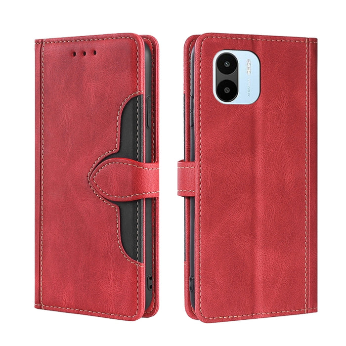 Estuche para teléfono de cuero con hebilla magnética y sensación de piel, For vivo Y35 4G / Y22 / Y22s, For Xiaomi Redmi A1, For Nokia G400, For Sharp Aquos Sense7