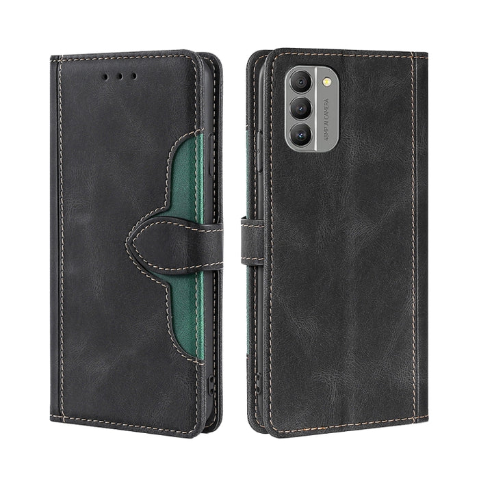 Estuche para teléfono de cuero con hebilla magnética y sensación de piel, For vivo Y35 4G / Y22 / Y22s, For Xiaomi Redmi A1, For Nokia G400, For Sharp Aquos Sense7