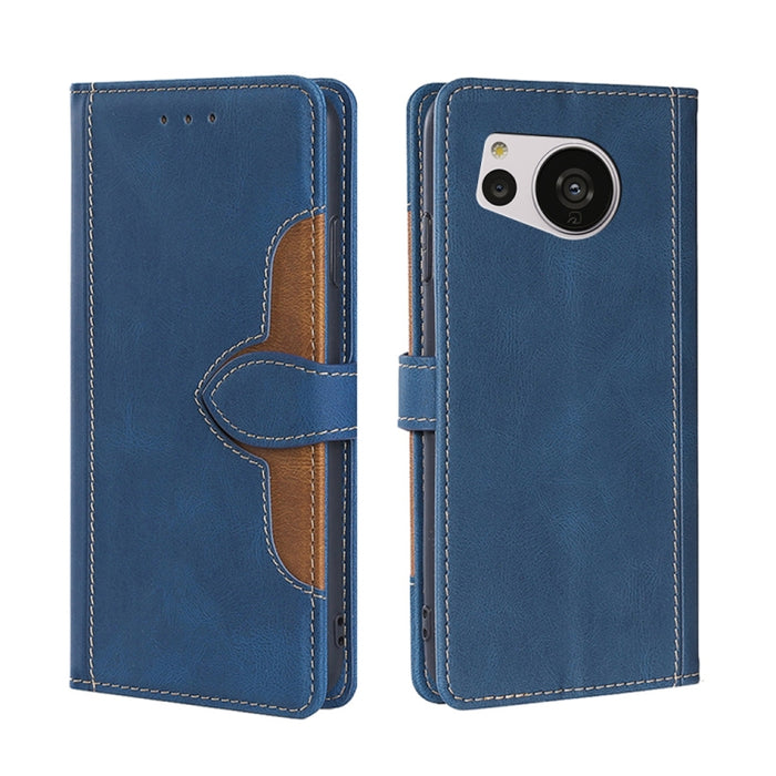Estuche para teléfono de cuero con hebilla magnética y sensación de piel, For vivo Y35 4G / Y22 / Y22s, For Xiaomi Redmi A1, For Nokia G400, For Sharp Aquos Sense7