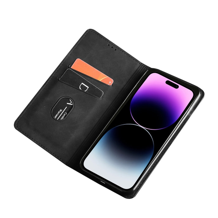 Estuche para teléfono de cuero magnético Skin Feel, For vivo Y35 4G / Y22 / Y22s, For Xiaomi Redmi A1, For Nokia G400, For Sharp Aquos Sense7