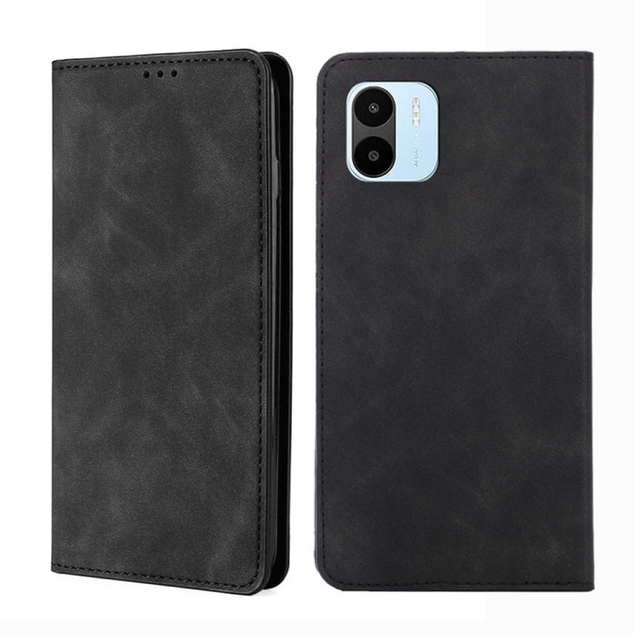 Estuche para teléfono de cuero magnético Skin Feel, For vivo Y35 4G / Y22 / Y22s, For Xiaomi Redmi A1, For Nokia G400, For Sharp Aquos Sense7
