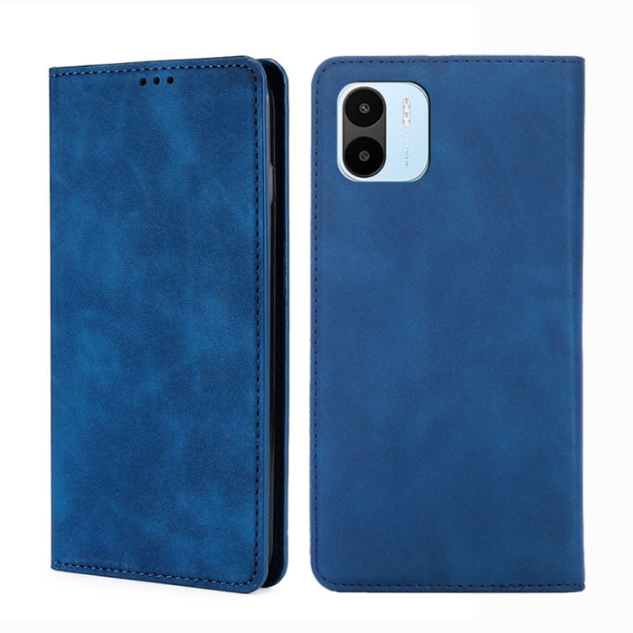 Estuche para teléfono de cuero magnético Skin Feel, For vivo Y35 4G / Y22 / Y22s, For Xiaomi Redmi A1, For Nokia G400, For Sharp Aquos Sense7