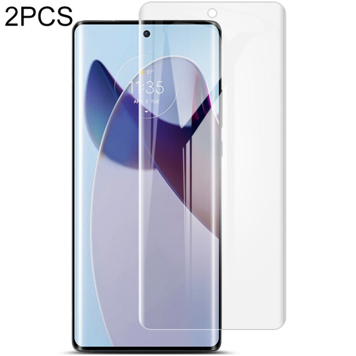 2 protectores de película de hidrogel de pantalla completa curvo imak.