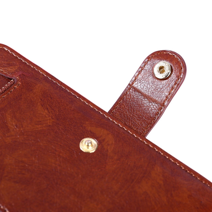 Funda de cuero con cremallera para teléfono, For vivo Y35 4G / Y22 / Y22s, For Xiaomi Redmi A1, For Sharp Aquos Sense7