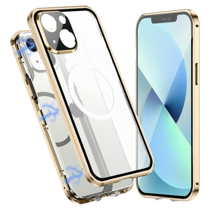 Estuche para teléfono Magsafe esmerilado magnético de cuerpo completo 360, For iPhone 14, For iPhone 14 Plus, For iPhone 14 Pro, For iPhone 14 Pro Max